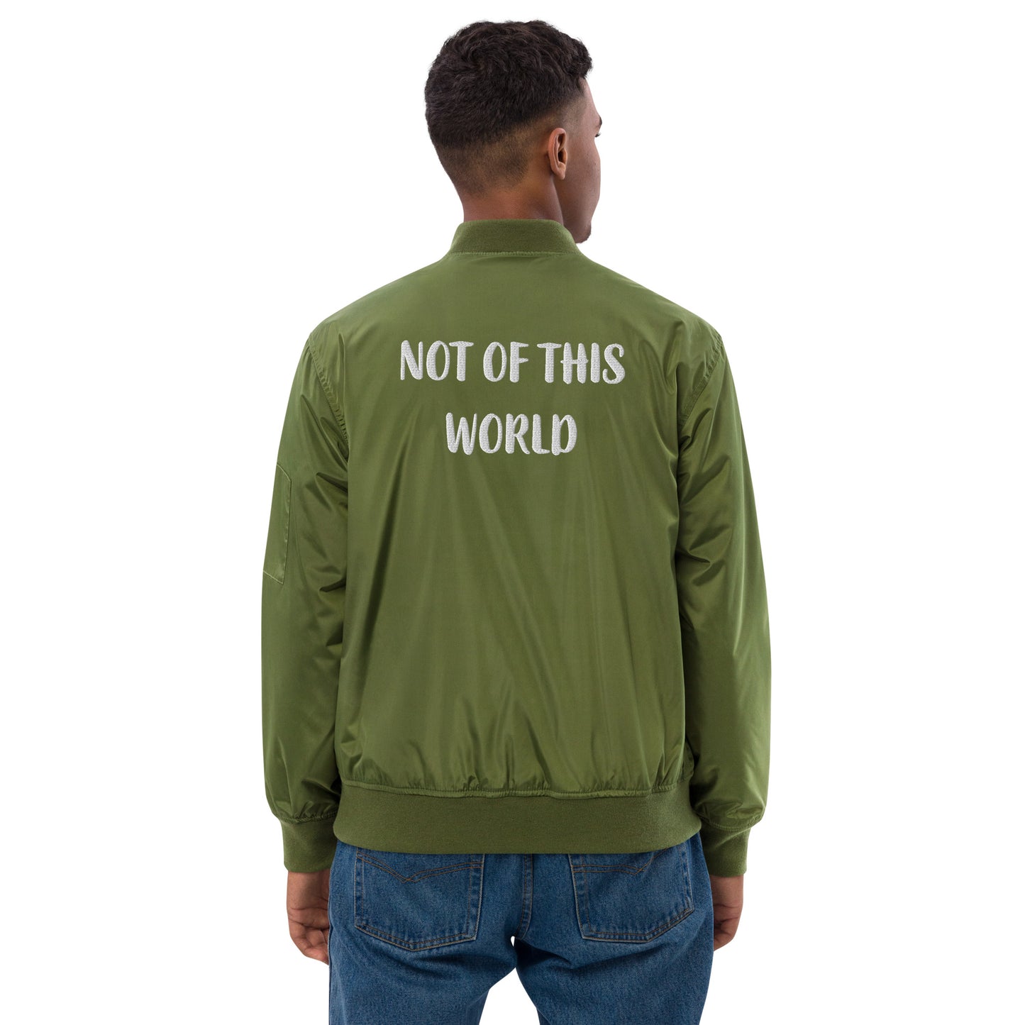 Gods Child Not Of This World bomber jacket