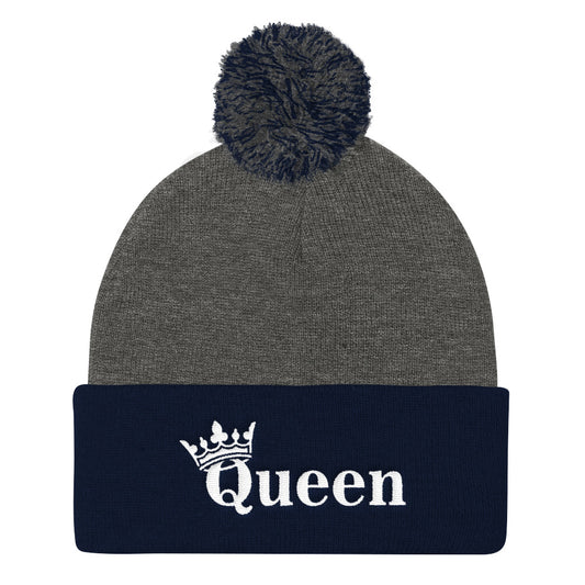 Queen Pom Beanie