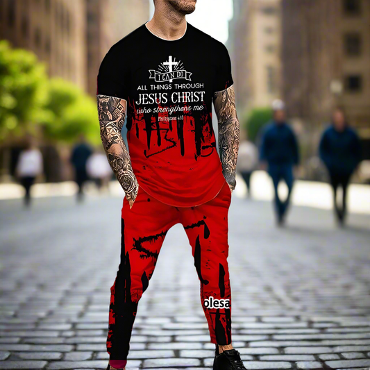 Christ Is King Tracksuit – Men’s Custom Streetwear