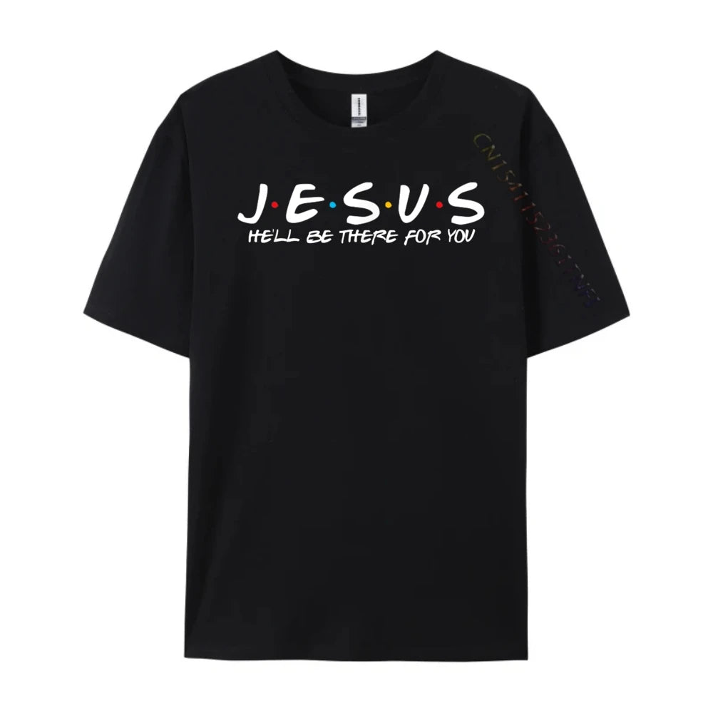 Jesus Friends-Inspired Tee – “He’ll Be There for You”