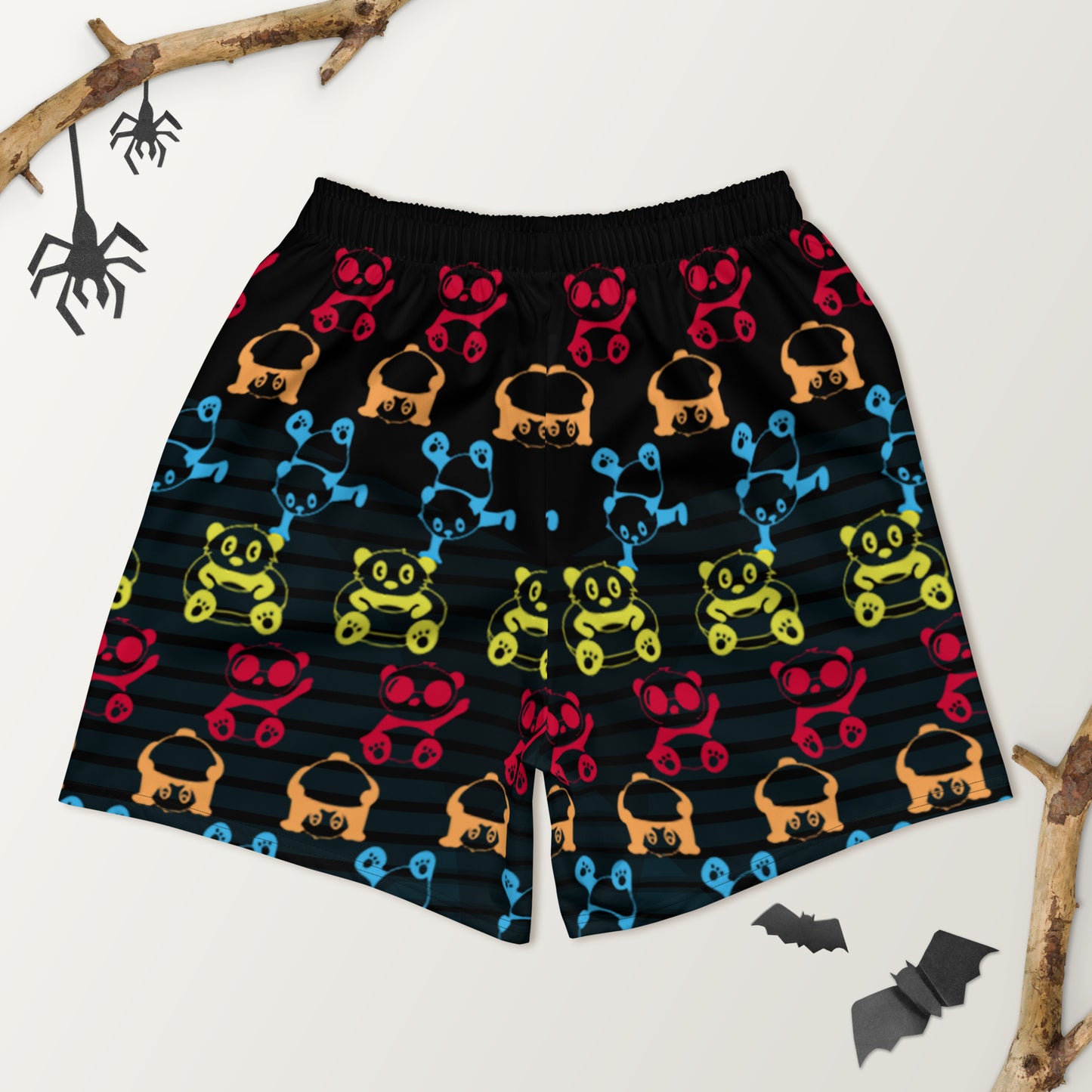 Panda Pool Party Athletic Shorts