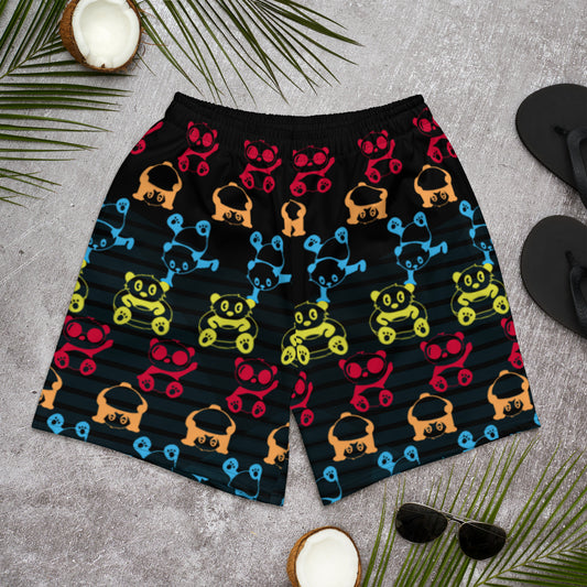 Panda Pool Party Athletic Shorts