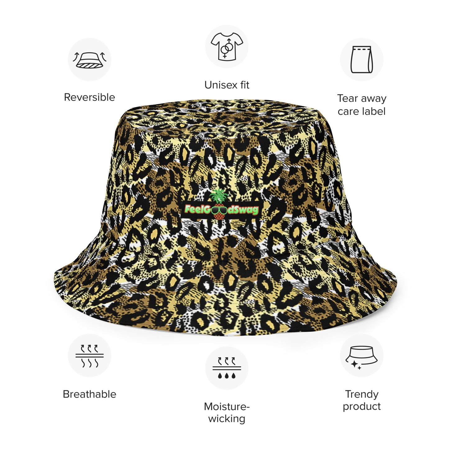 Johanna & Evena Reversible Bucket Hat