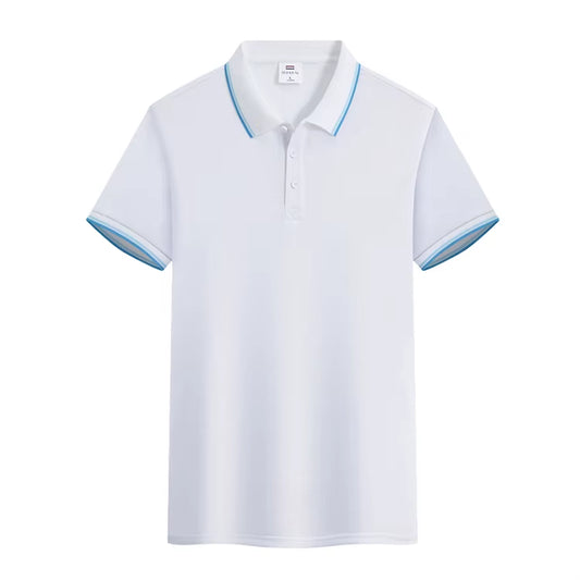 Custom Cheap Smooth Cool Fabric Poly Cotton Materials Polo T Shirts Short Sleeve Men'S Polo Shirts