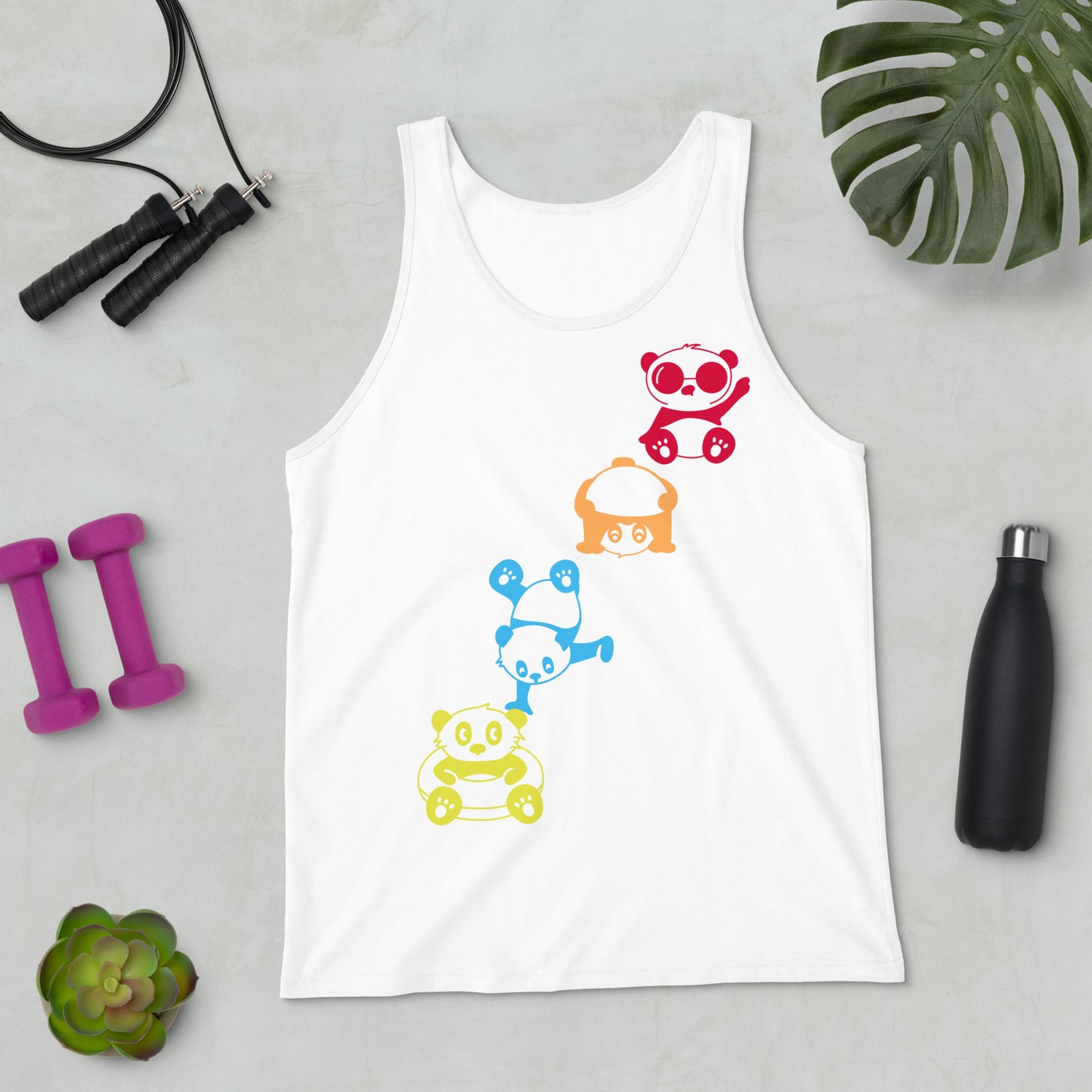 Party Panda Tank Top