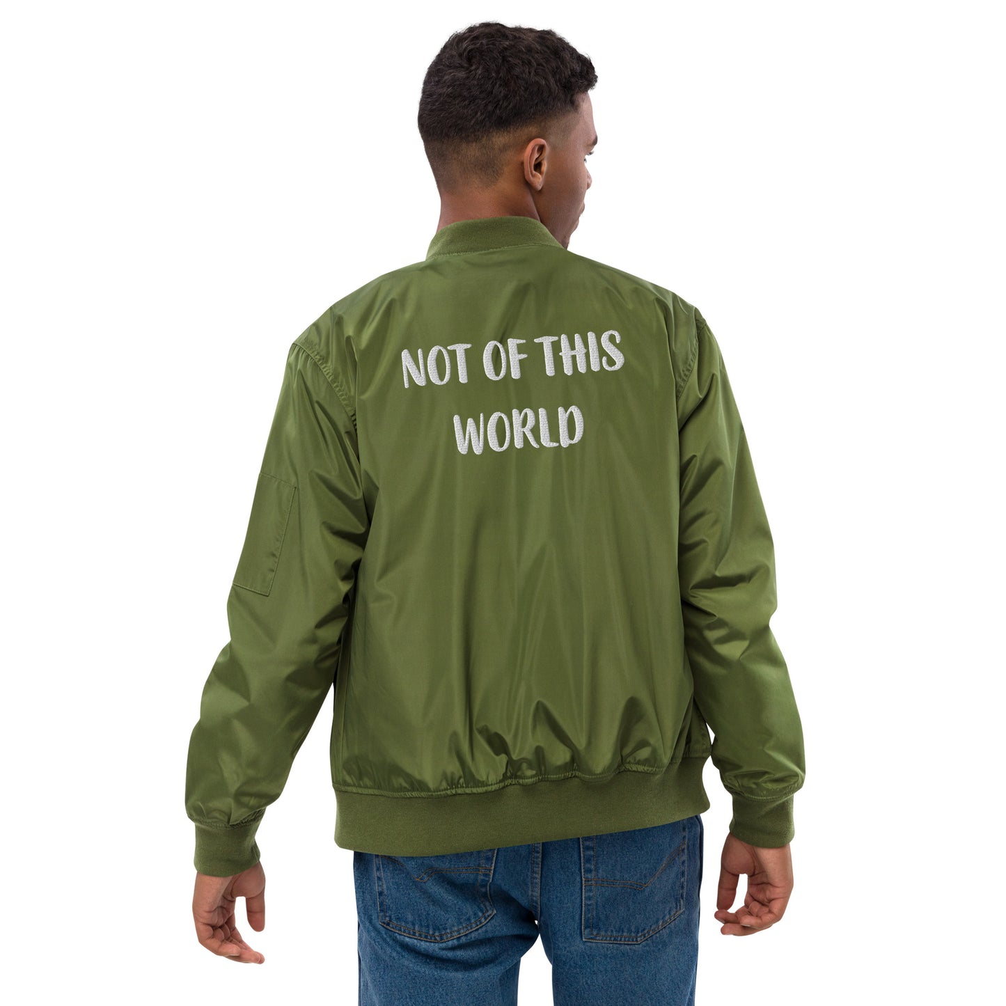 Gods Child Not Of This World bomber jacket