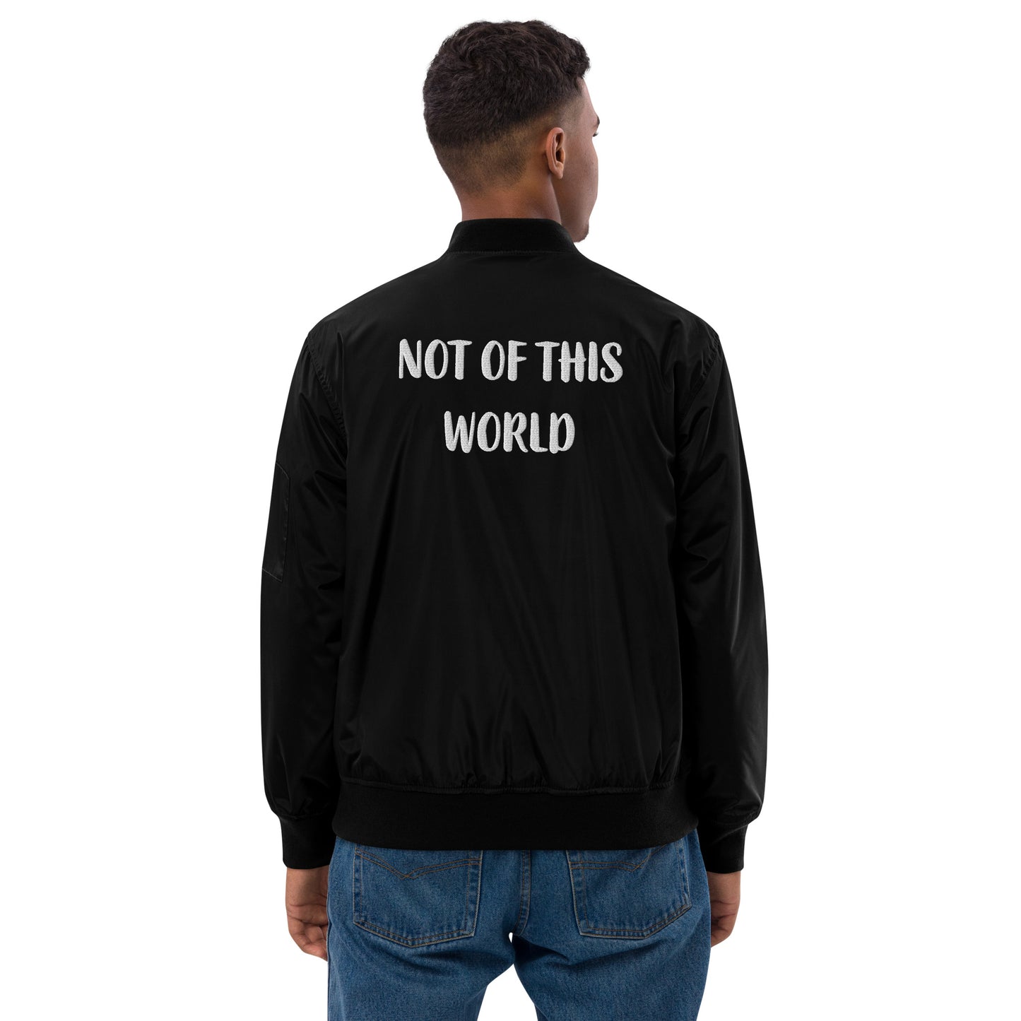 Gods Child Not Of This World bomber jacket