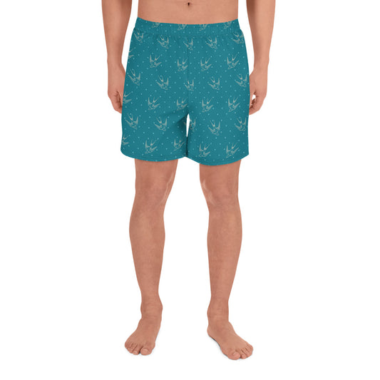 Blue Bird Men's Athletic Shorts
