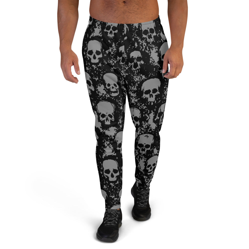 Skull Print Men's Joggers