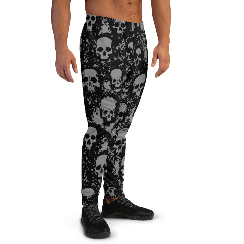 Skull Print Men's Joggers