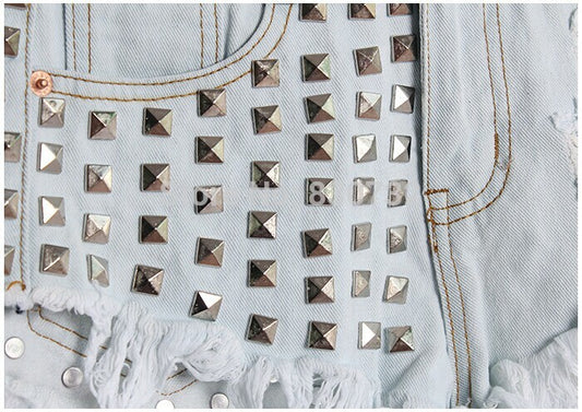 High Waisted Denim Shorts