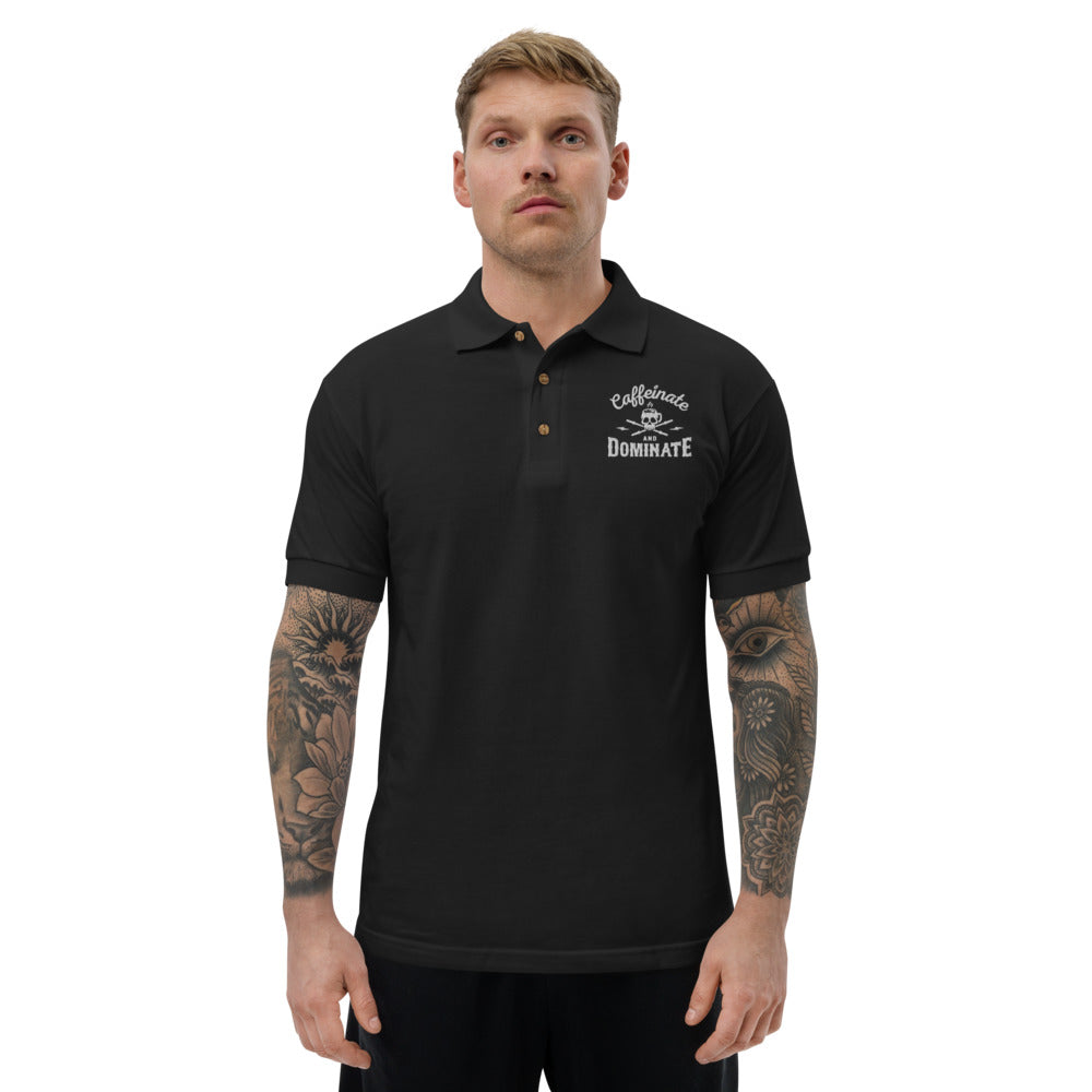Dominate Embroidered Polo Shirt