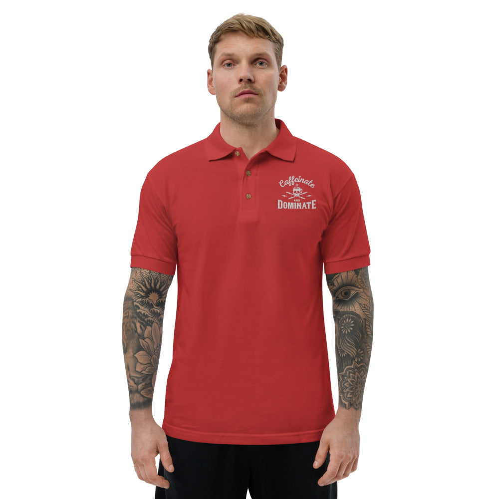 Dominate Embroidered Polo Shirt