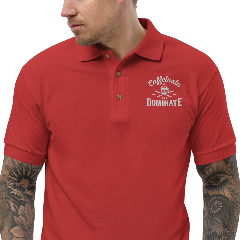 Dominate Embroidered Polo Shirt