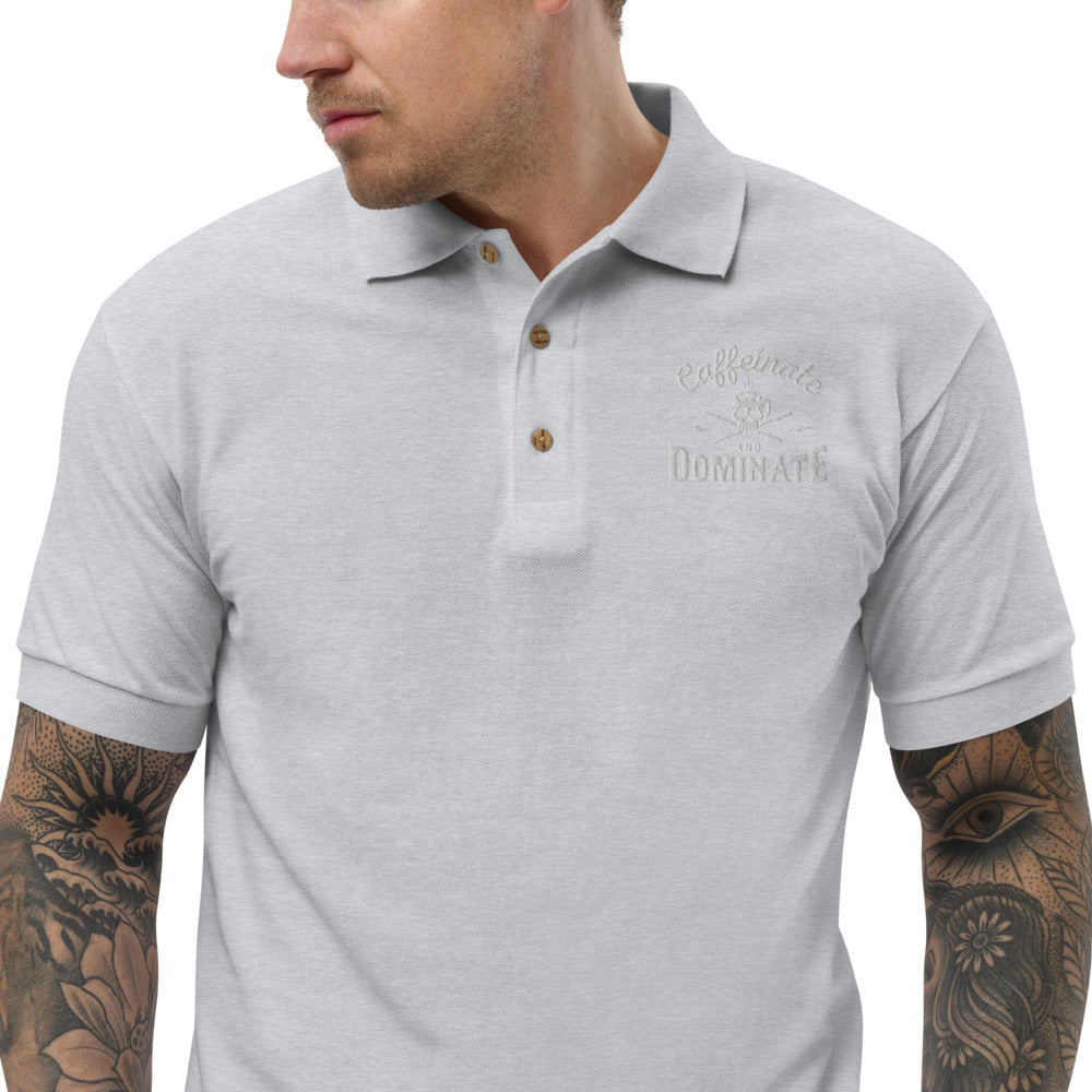 Dominate Embroidered Polo Shirt