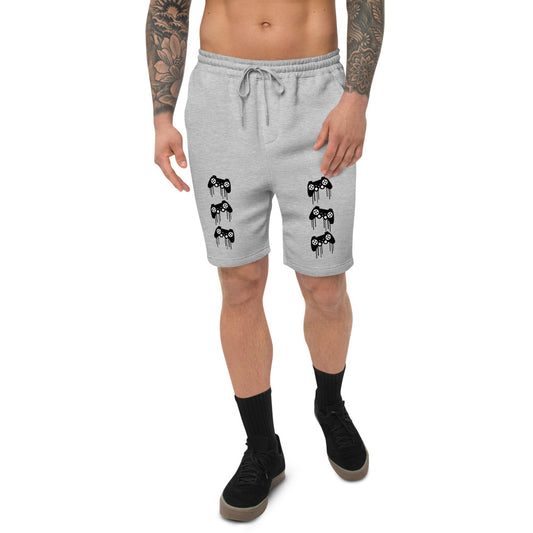 Gamer Swag Pattern Men's fleece shorts