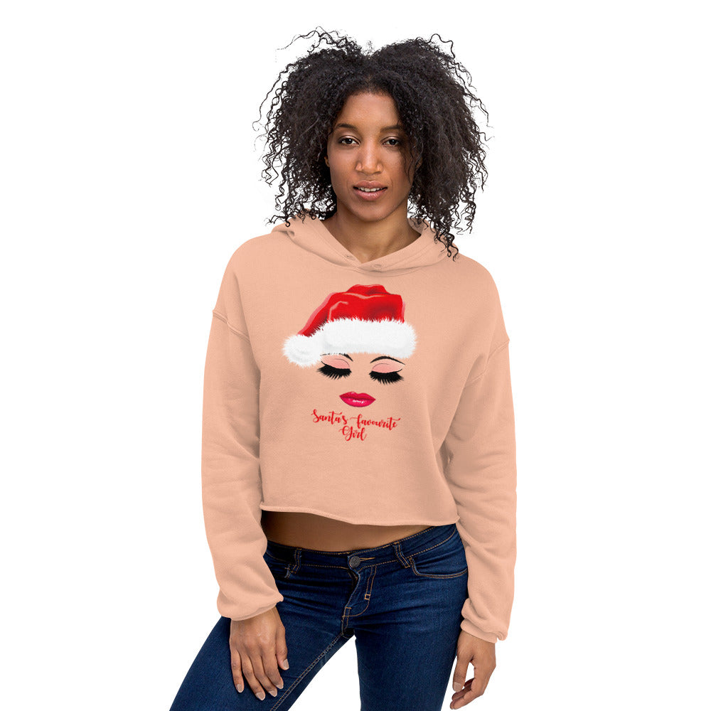Santa's Favorite Crop Hoodie