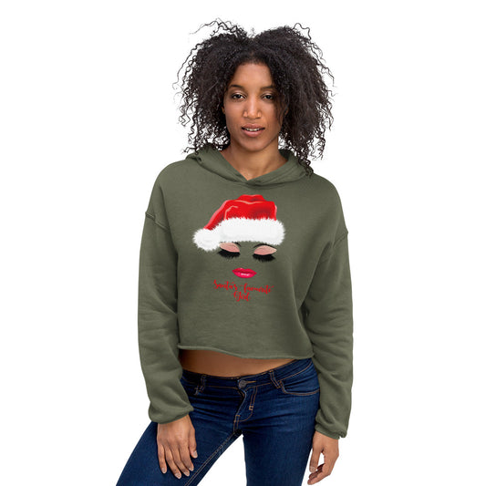 Santa's Favorite Crop Hoodie