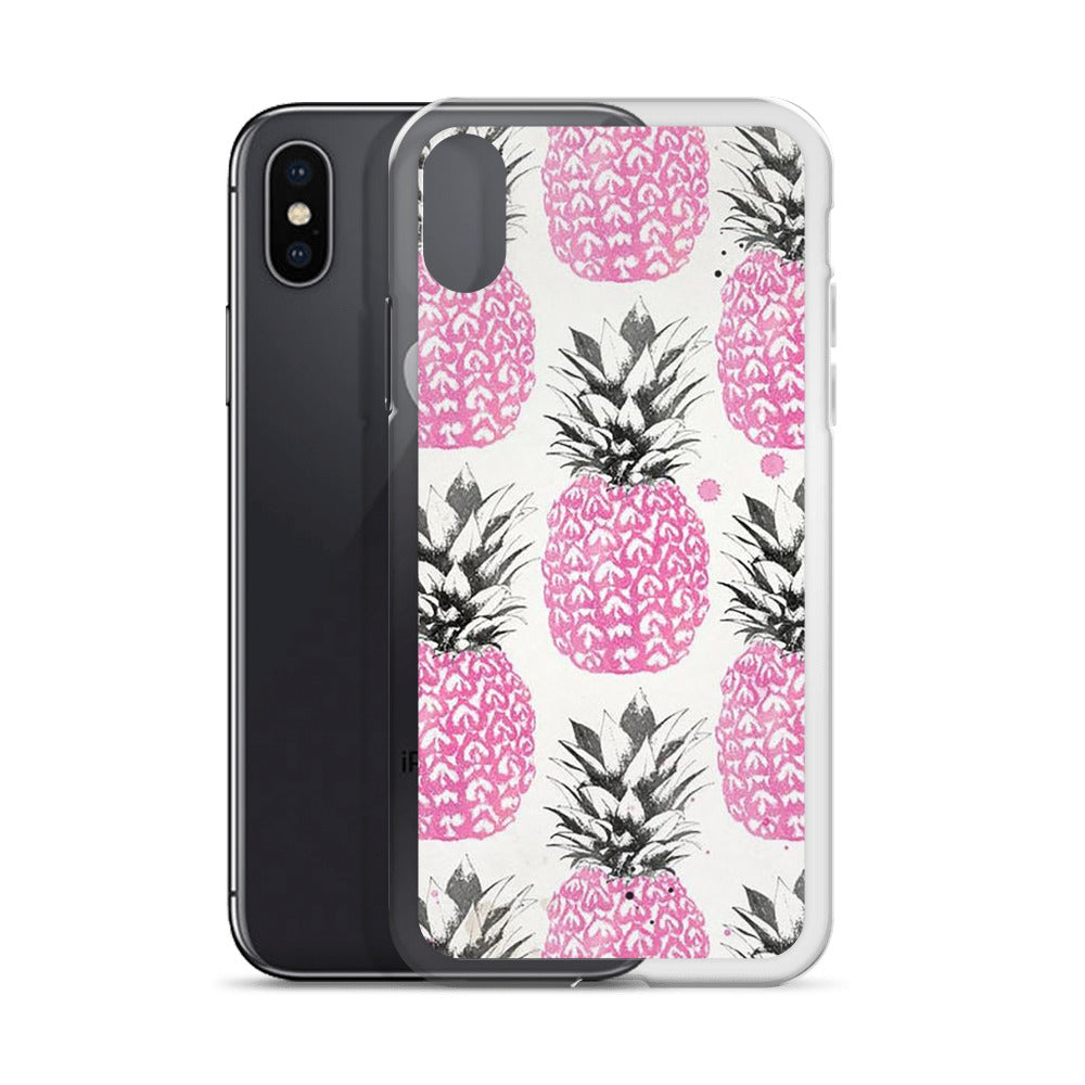 Pink Pineapples iPhone Case