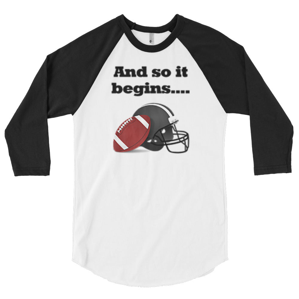 So It Begins raglan shirt