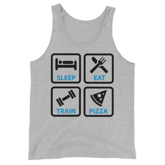 Sleep Eat Train Pizza Tank 2
