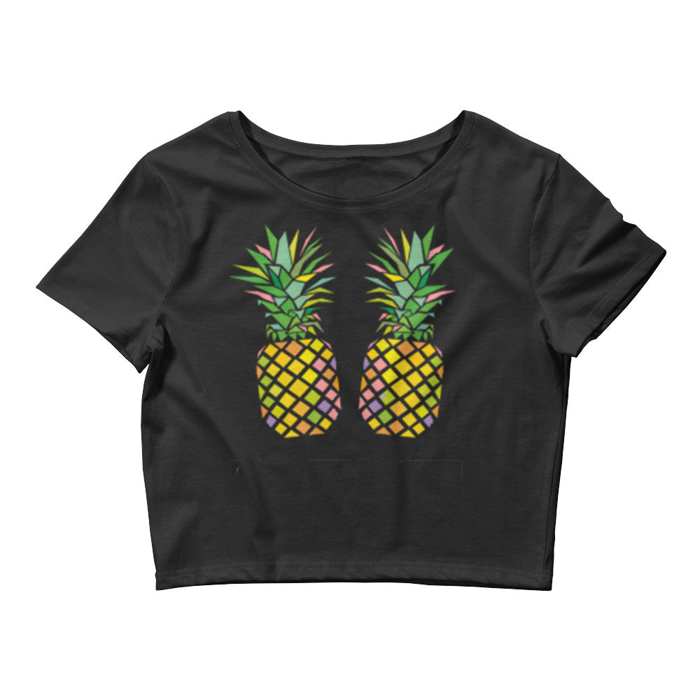 Pineapple Boobs Crop Tee