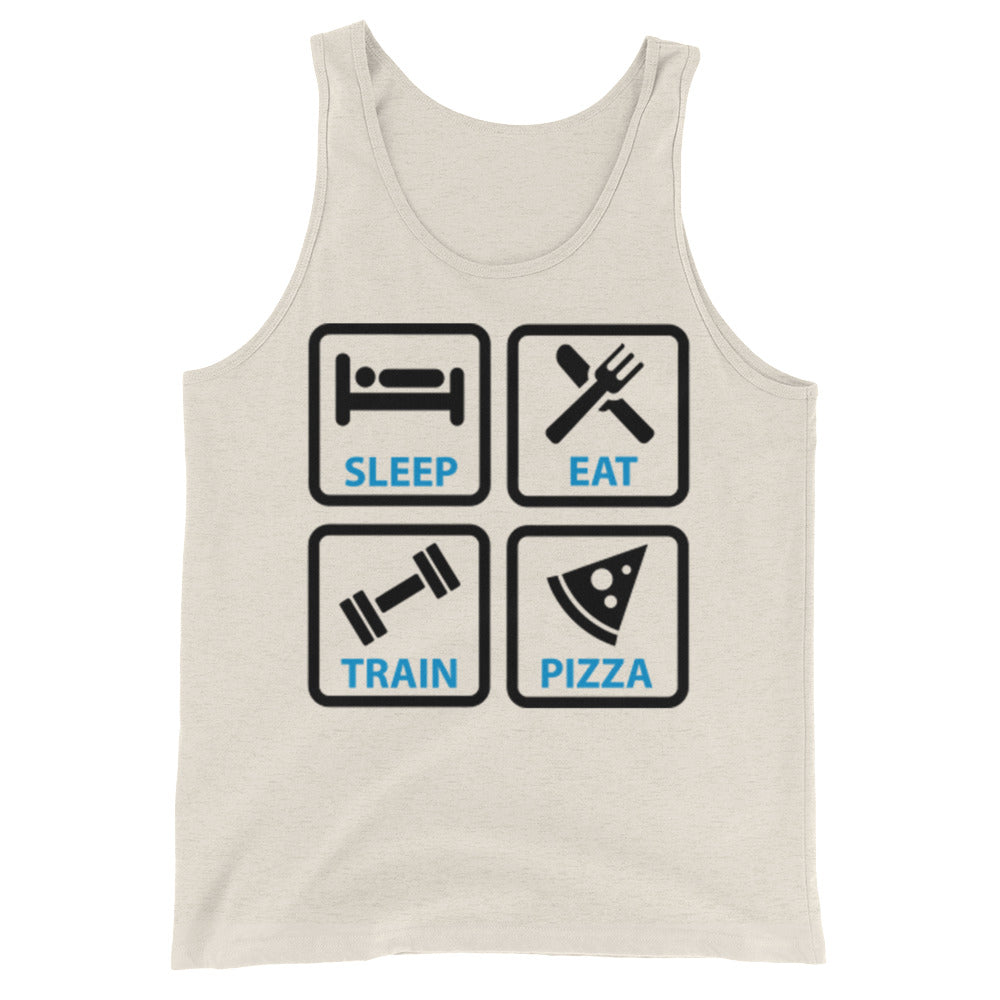 Sleep Eat Train Pizza Tank 2