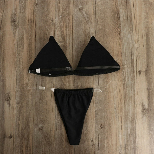 Truly Transparent Bikini Set