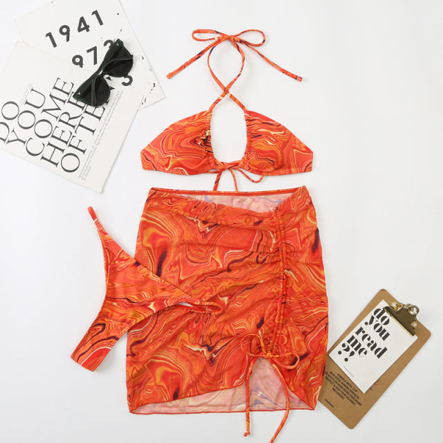 Retro Renegade 3 Piece Bikini Set