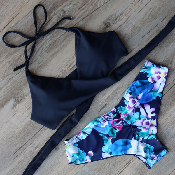 Beach PLEASE Bikini Set