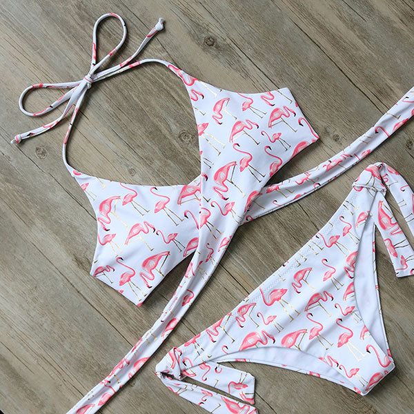 Beach PLEASE Bikini Set
