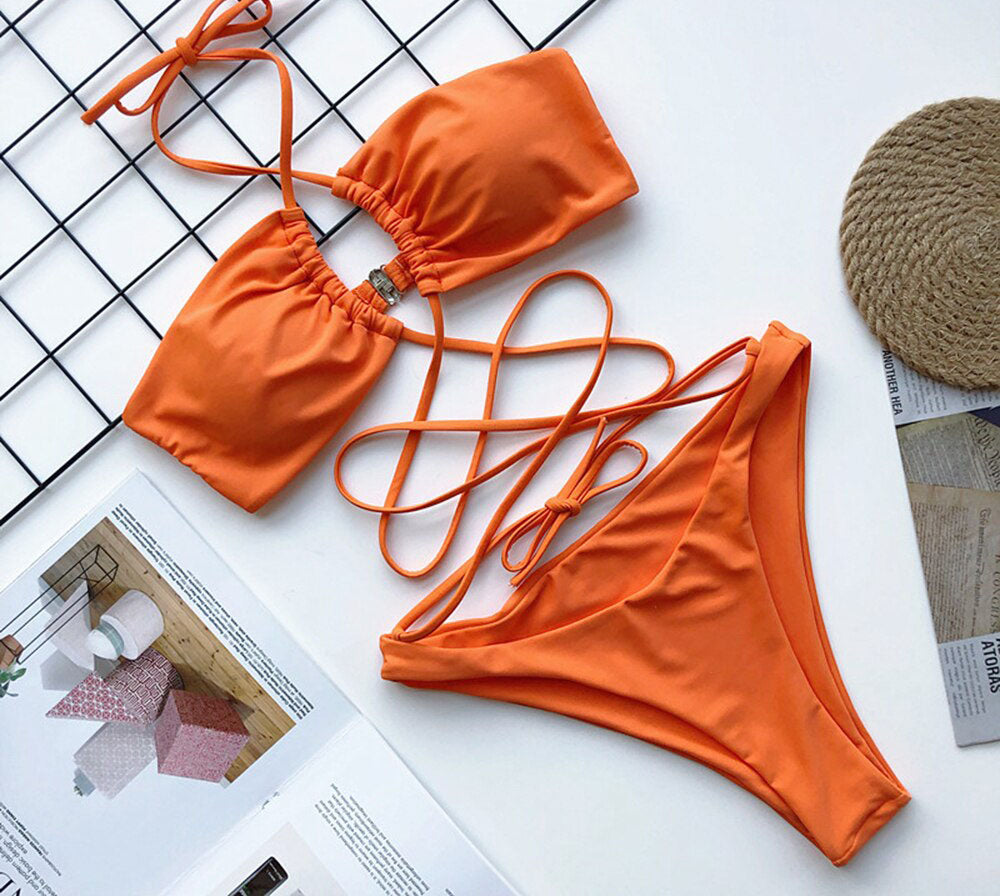 Lace It Up One Piece