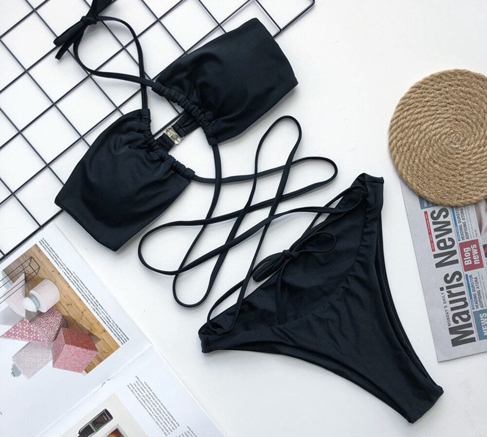 Lace It Up One Piece