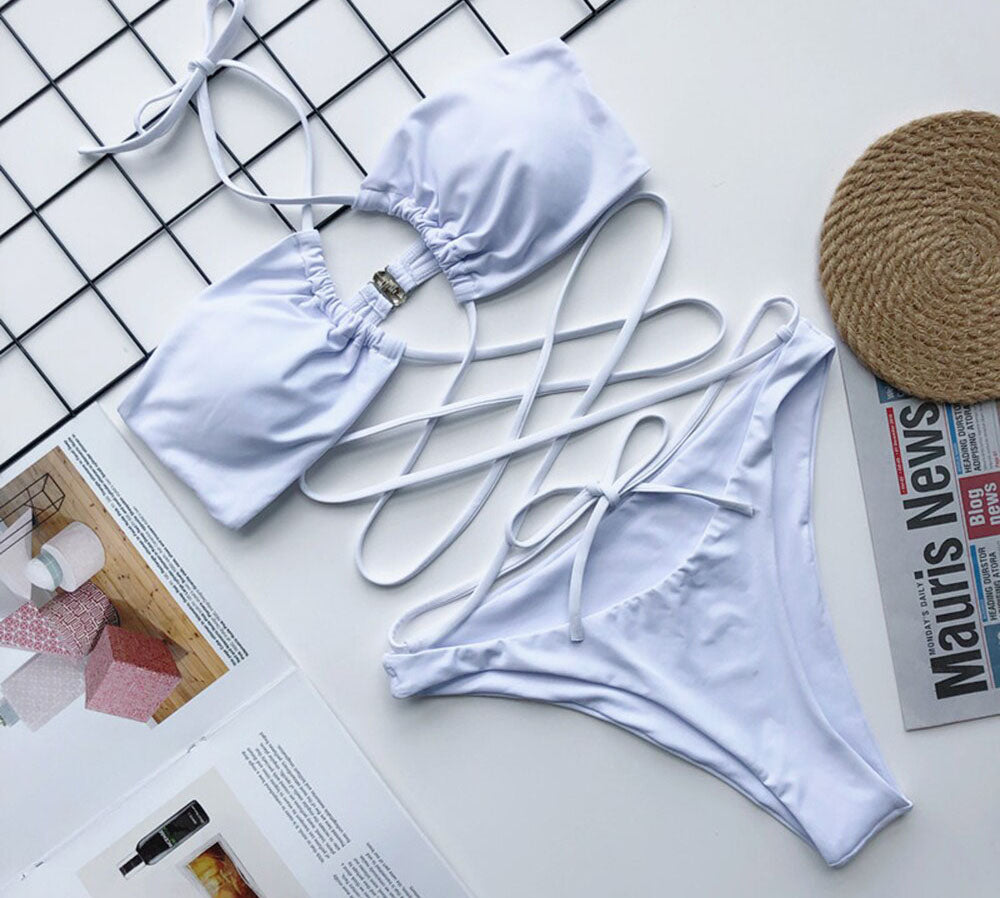 Lace It Up One Piece